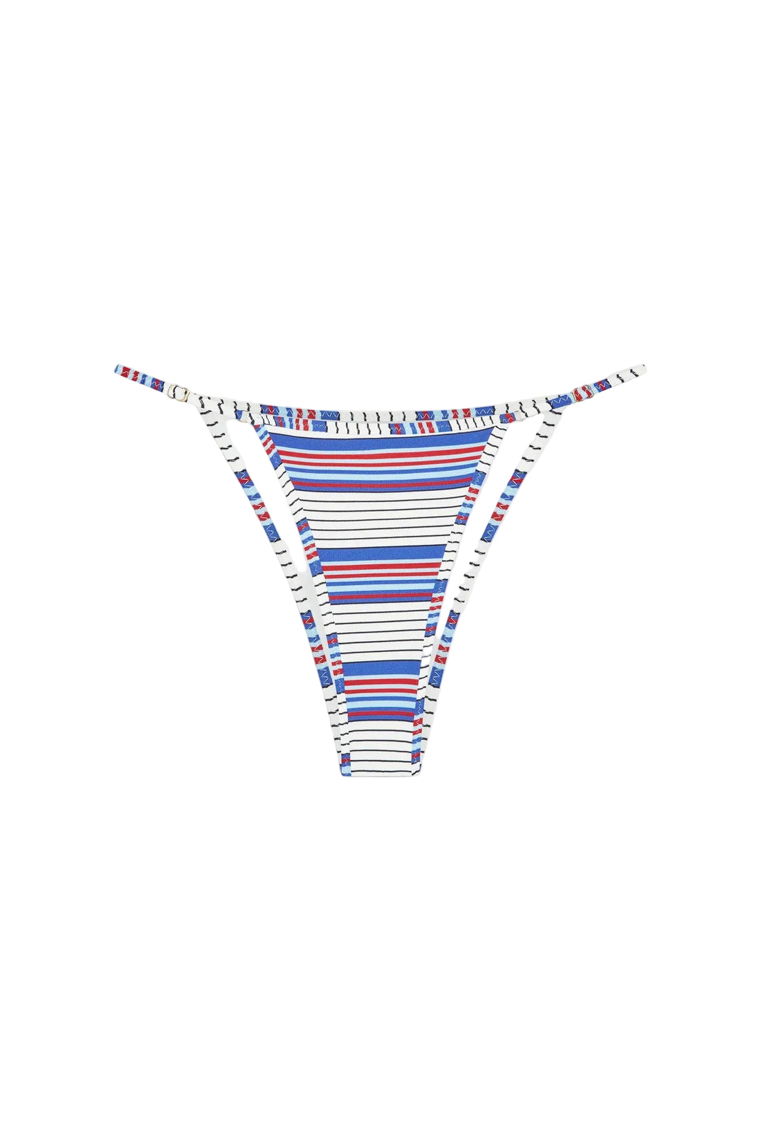 St. Tropez Stripe Luna Bikini Bottom