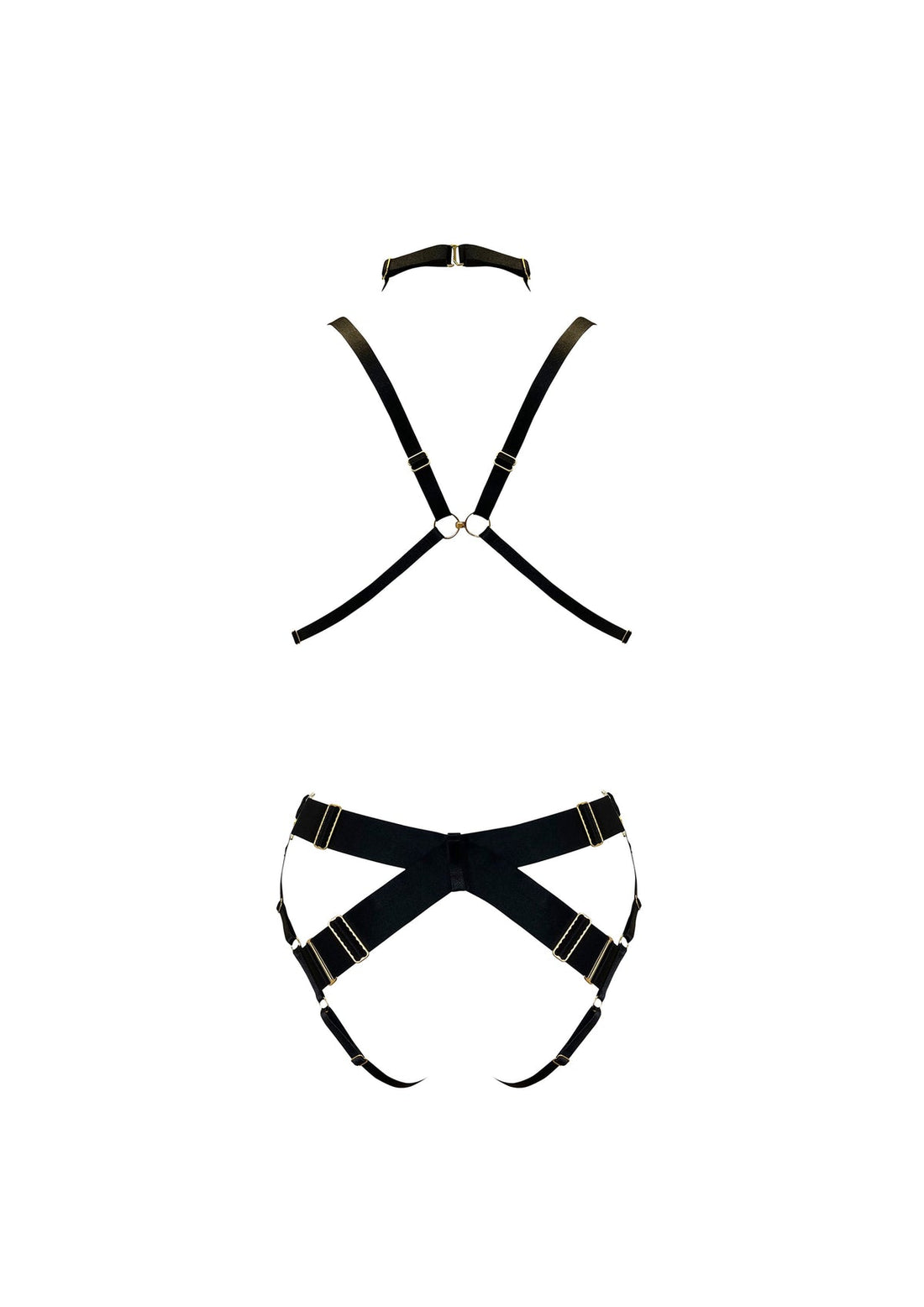 Black Syra Bondage Body Harness