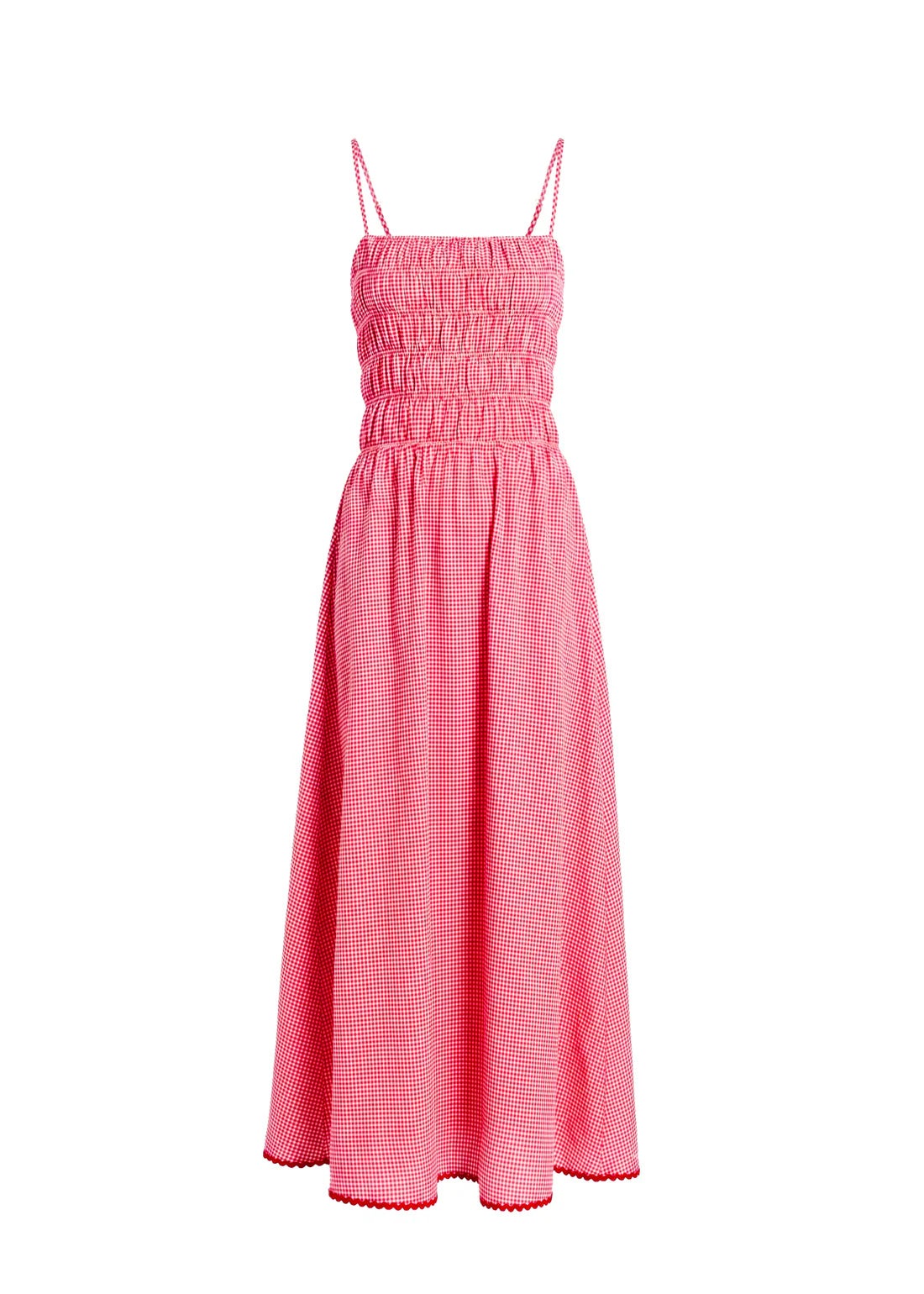 Lipstick Red Delta Dress