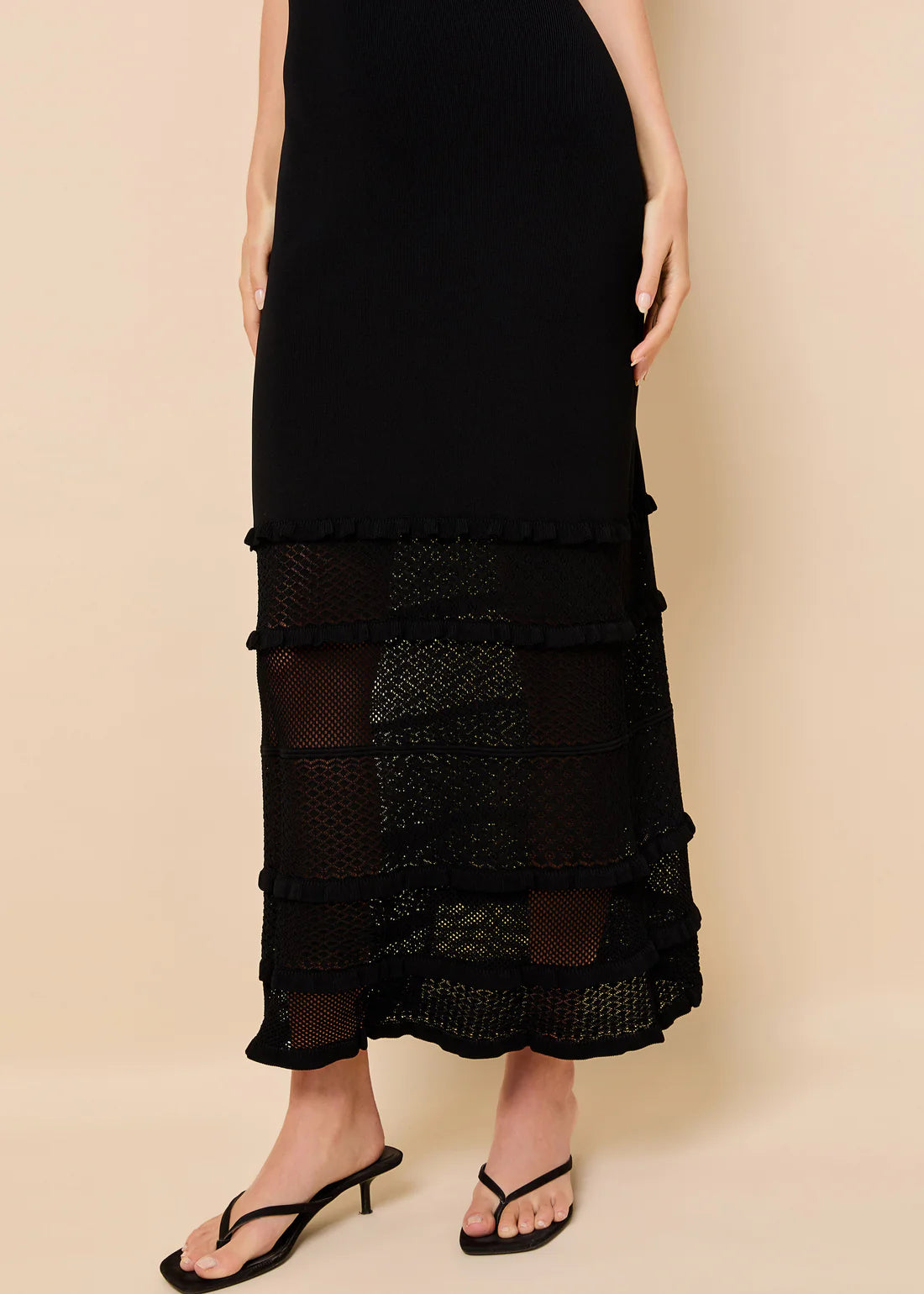 Noir Gabrielle Dress
