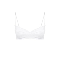 White Pointelle Balconette Bra