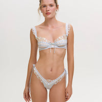Baby Blue Pinkaboo Thong Panty