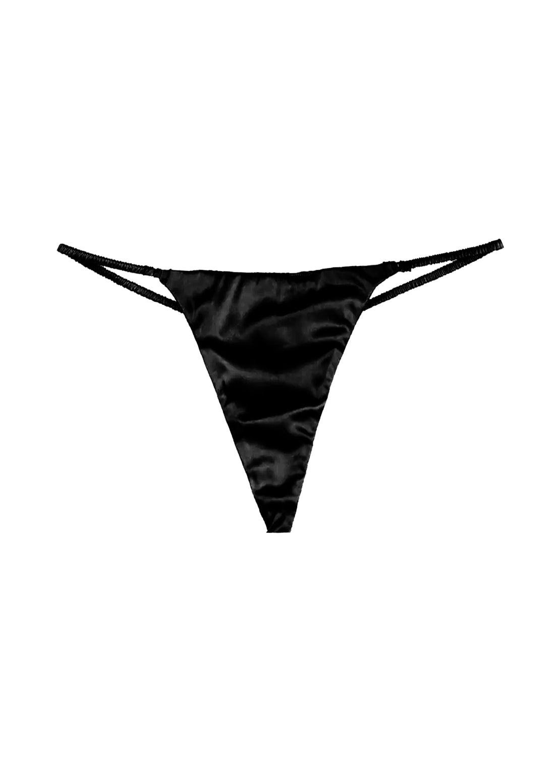 Black Luxe V-String