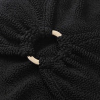 Black Nadine Bikini with Gold Hoop