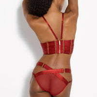 Burnt Red Signature Webbed Garters