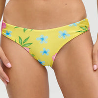 Hibiscus Lemonade Katrina Satin Cheeky Bikini Bottom