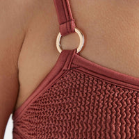 Metallic Rosewood Iris Bikini