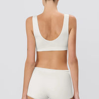 Ivory Soft Jersey Sports Bra