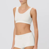 Ivory Soft Jersey Sports Bra