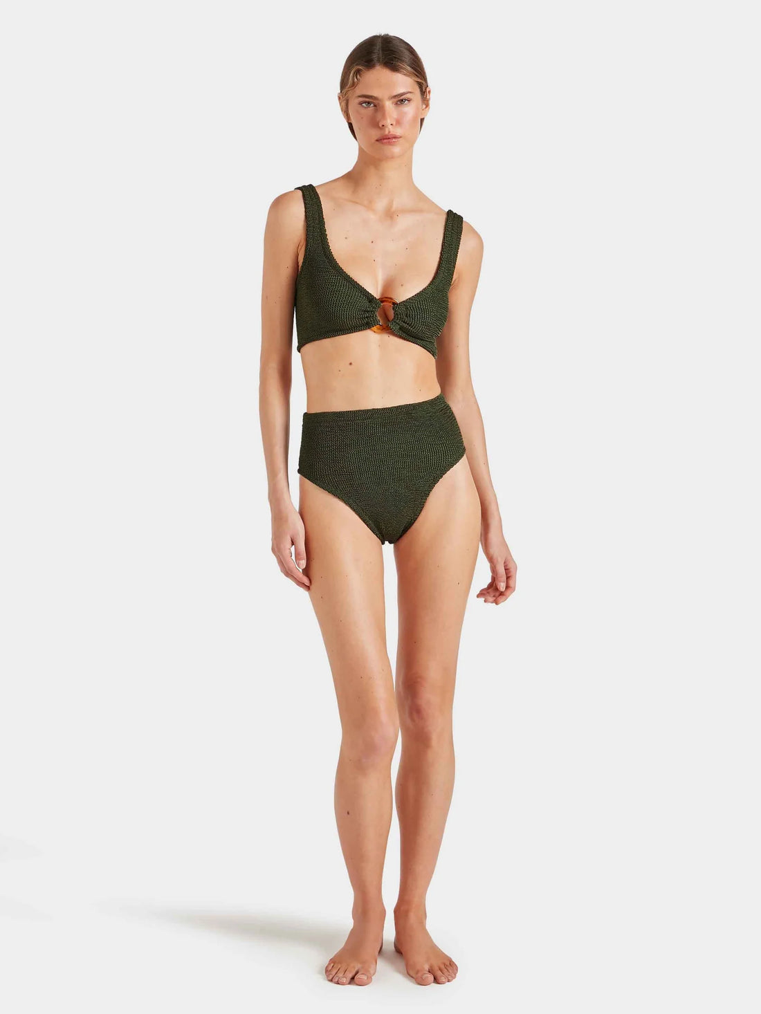 Metallic Khaki Nadine Bikini