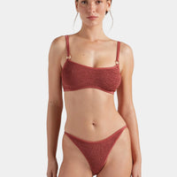 Metallic Rosewood Iris Bikini