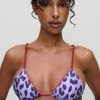 Shopaholic Elena Satin Bikini Top
