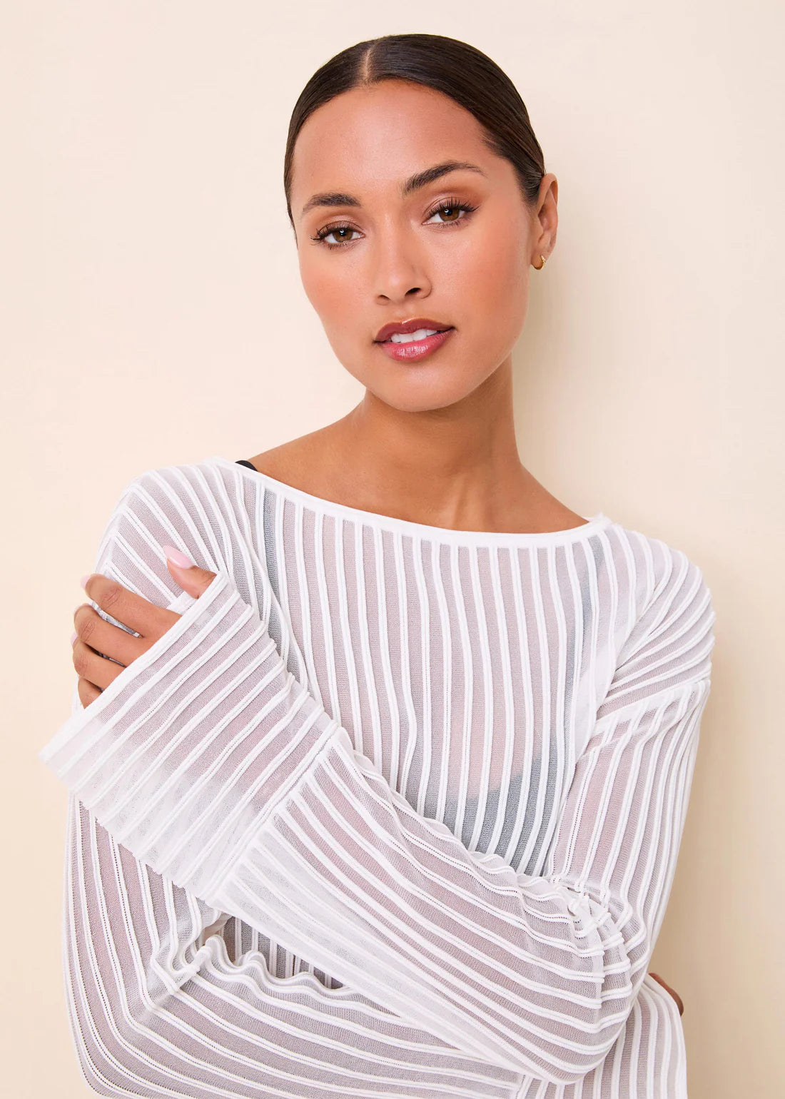 Optic White Athena Top
