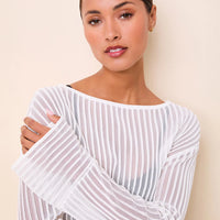 Optic White Athena Top