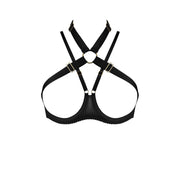 Black Tomoe Ouvert Bra