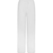 White Cotton Voile Pant