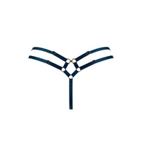 Teal Zenna Strap Thong