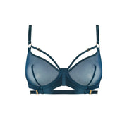 Teal Signature Balconette Wire Bra