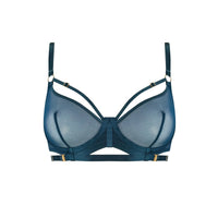 Teal Signature Balconette Wire Bra