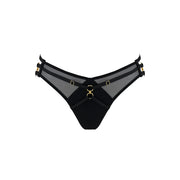 Black Zenna Open Back Brief