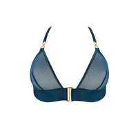 Teal Zenna Triangle Bra