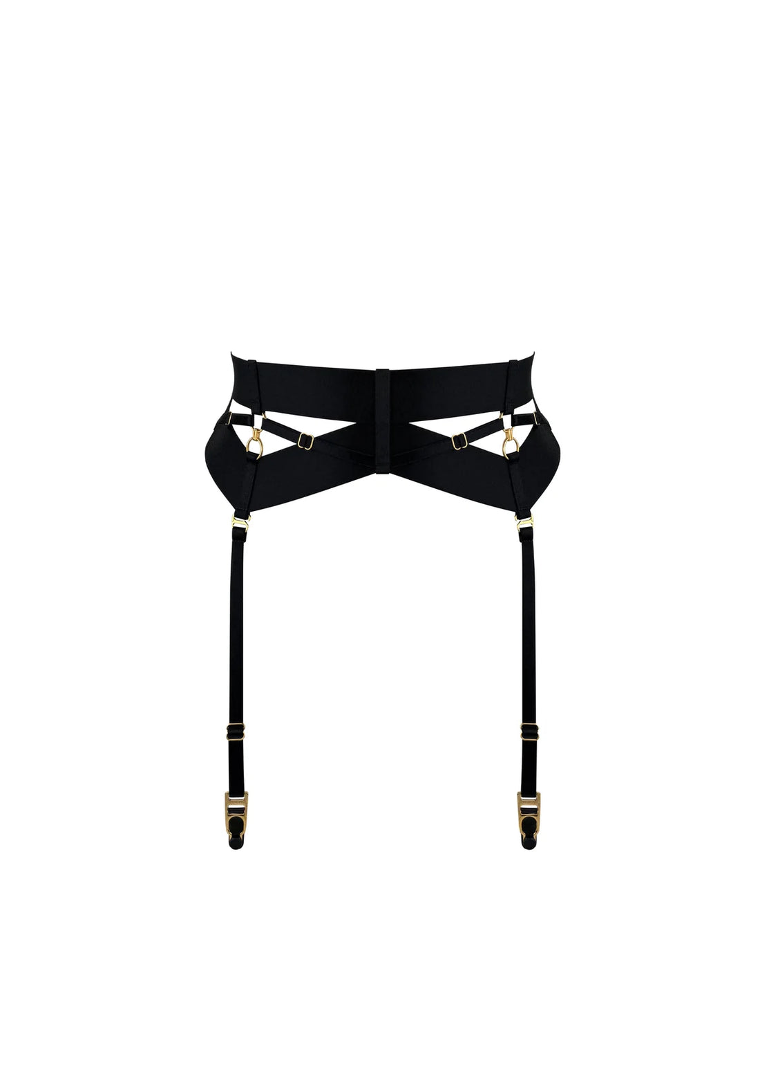 Black Zenna Suspender Belt