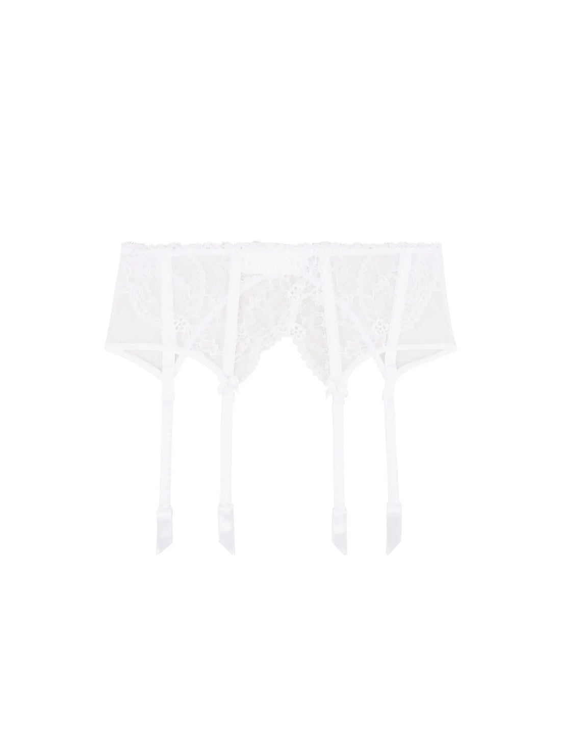White Feerie Couture Suspender Belt