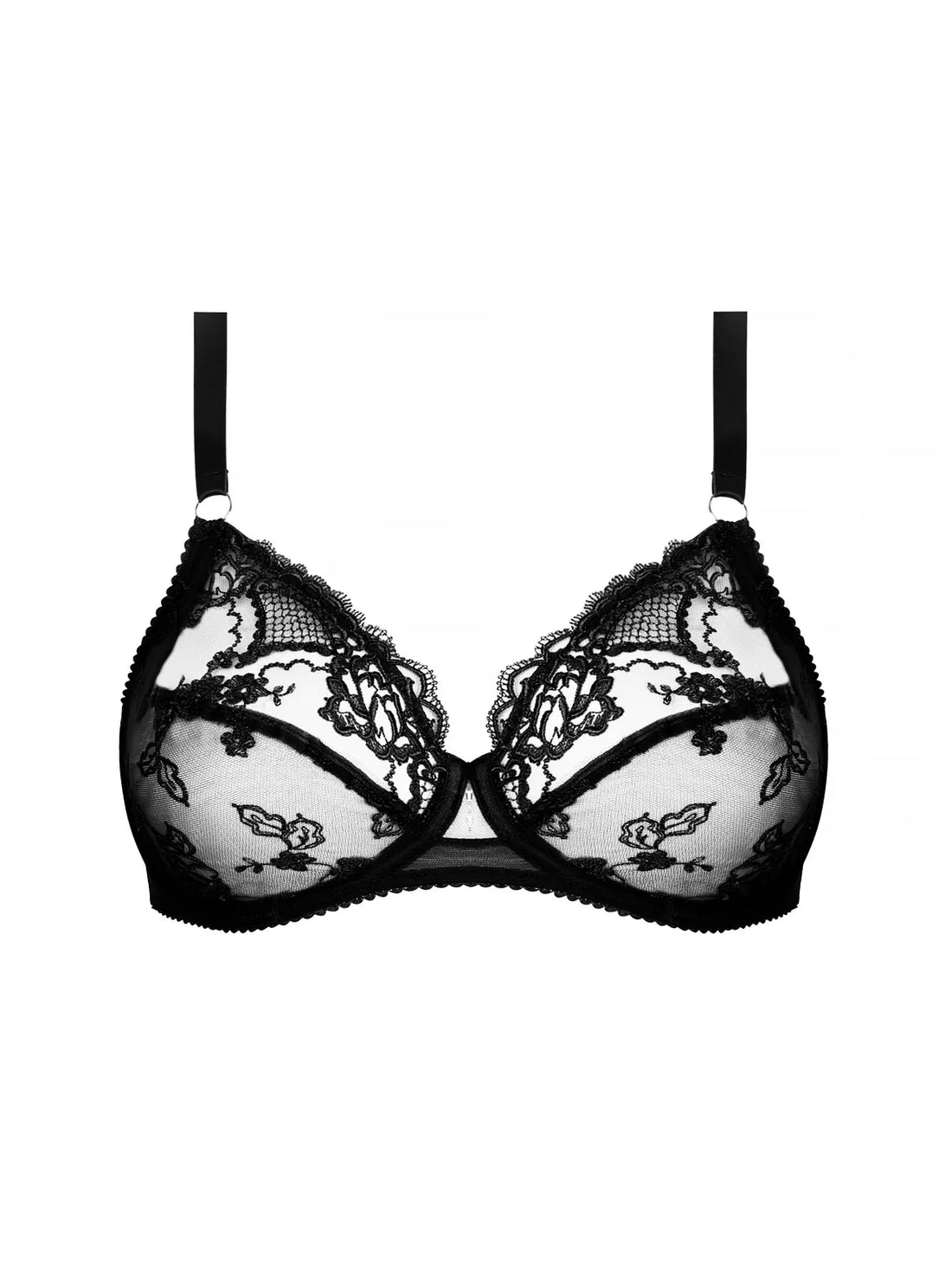 Black Sublime 3 Parts Full Cup Bra