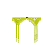 Lime Punch Bianca Lace Garter