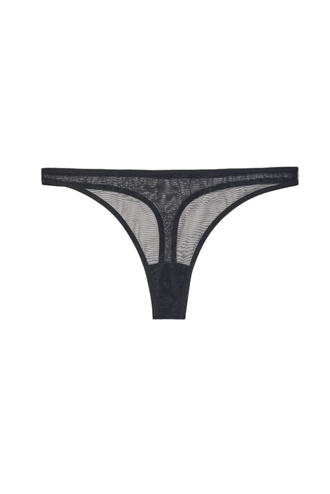 Black Bare Underwire Minimal Thong