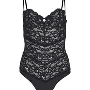 Black Charlotte Balconette Bodysuit