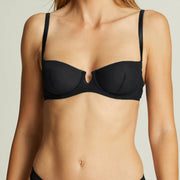 Black Clair de Lune Balconette Bra