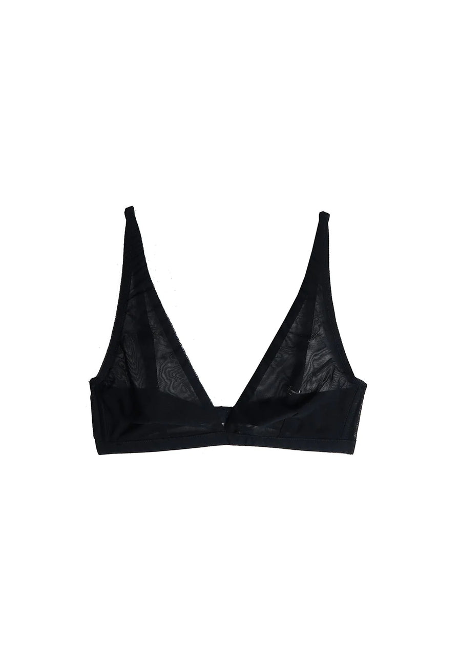 Black Clair de Lune Triangle Soft Cup Bra