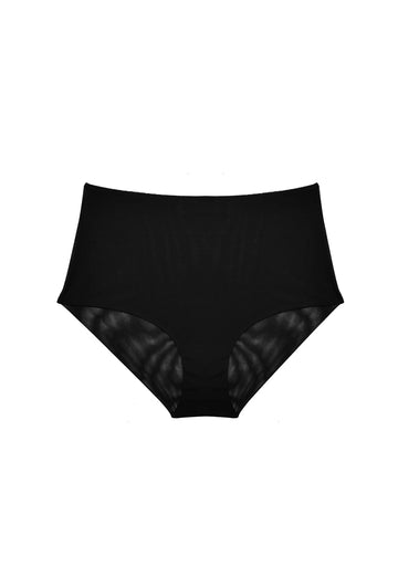 Black Gia High Waist Brief