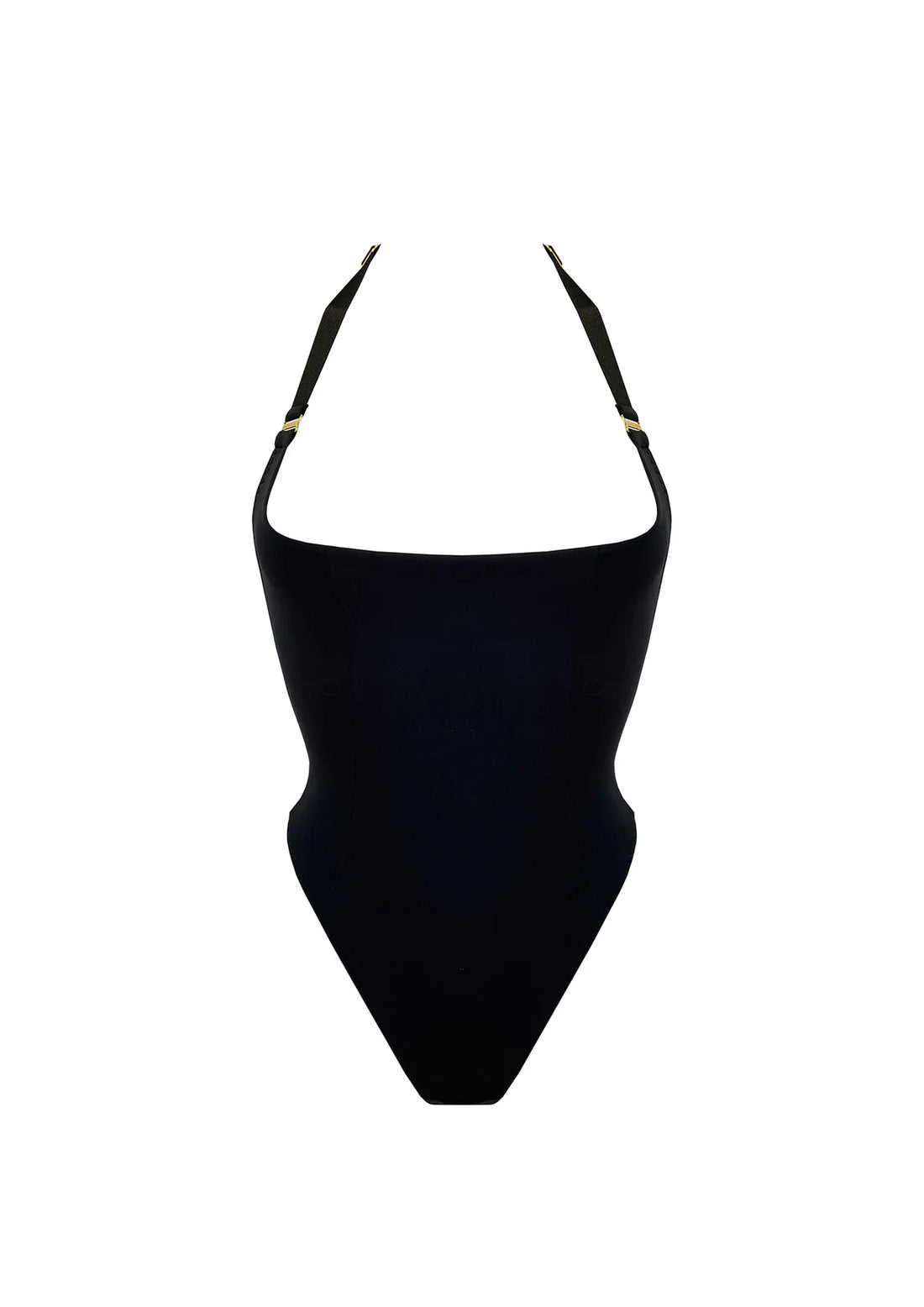 Black Syra Low-Cut Bodysuit