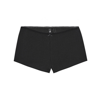 Black Pointelle Teeny Tiny Short