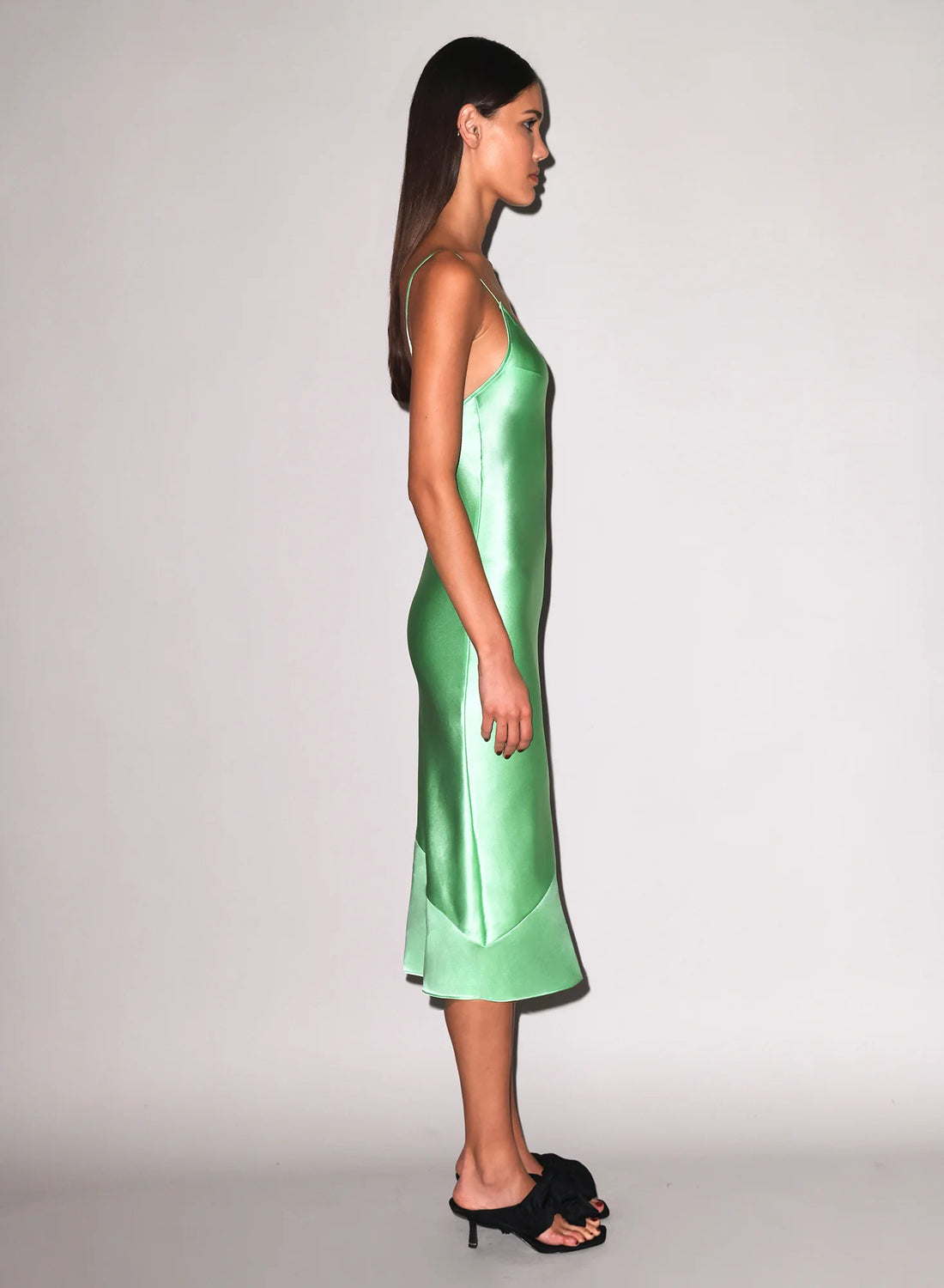Pastel Lime V-Neck Slip