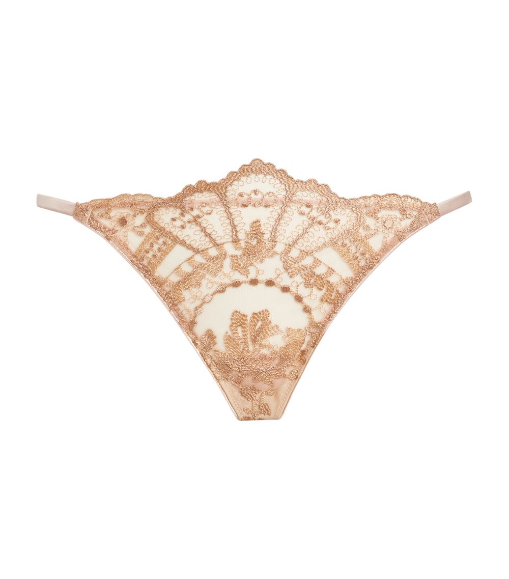 Beige La Naissance De Venus V-String