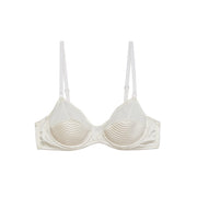 Ivory Topstitch Bebe Bra