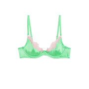 Pastel Lime Juliet Lace Demi Bra