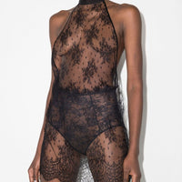 Black All Over Lace Nightie