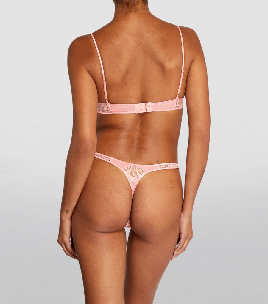 Rose Coquette Thong