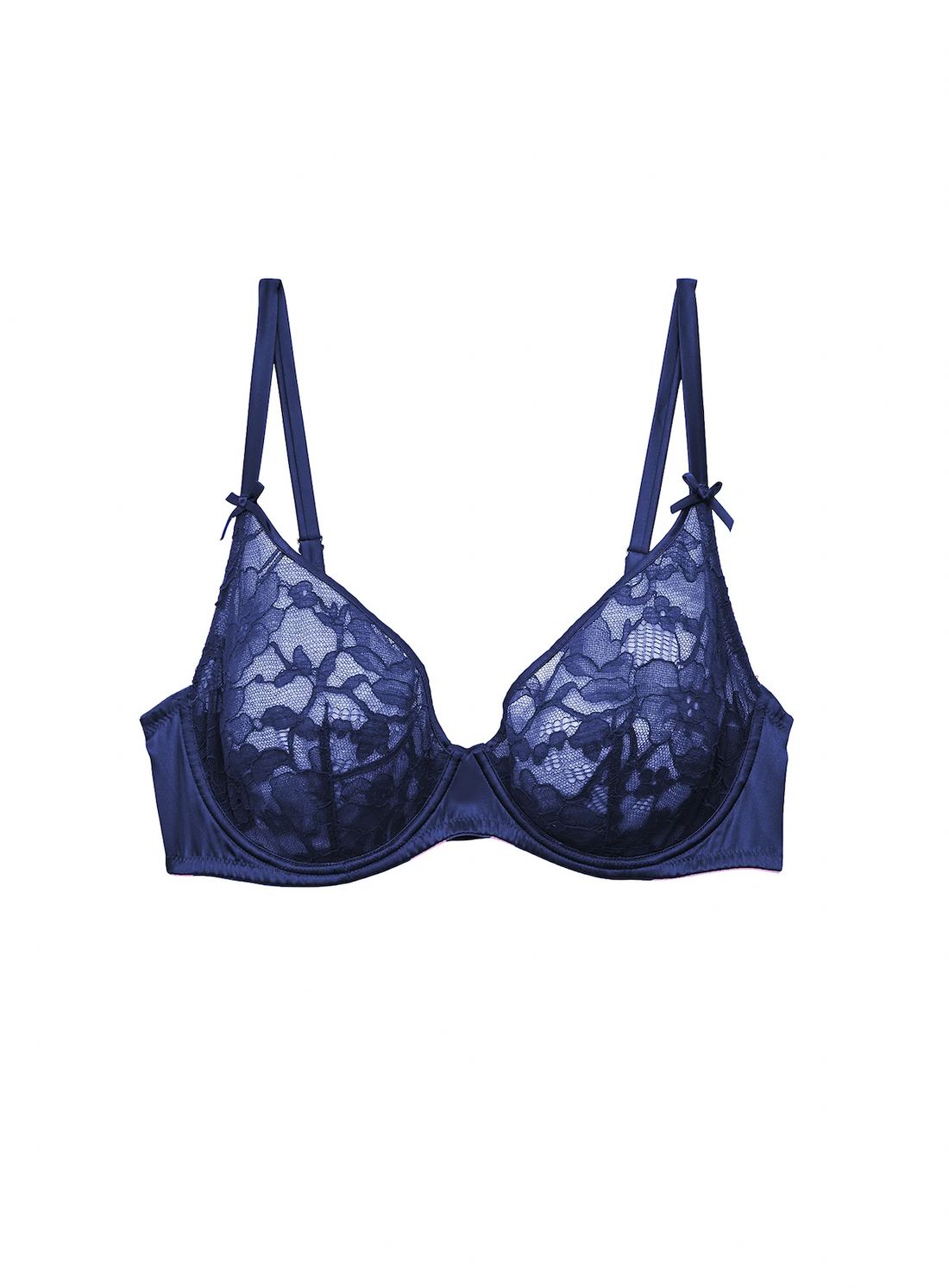 Nighttime Blue Fuller Cup Magnolia Lace Bra