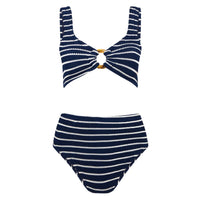 Navy & White Stripe Nadine Bikini