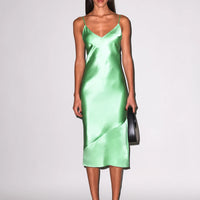 Pastel Lime V-Neck Slip