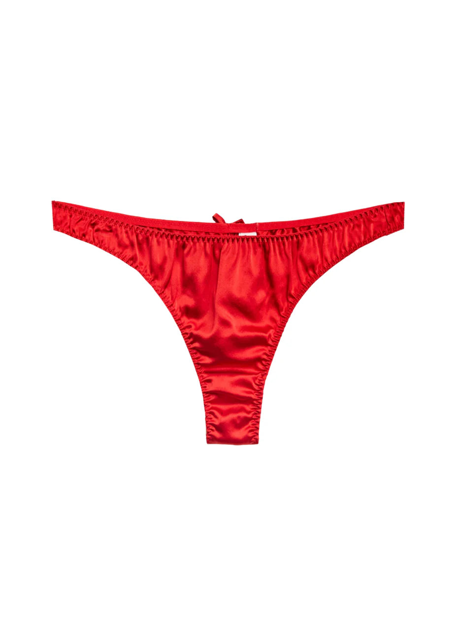 Rouge Luxe Thong