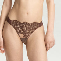 Chocolate Royal Jewel Thong